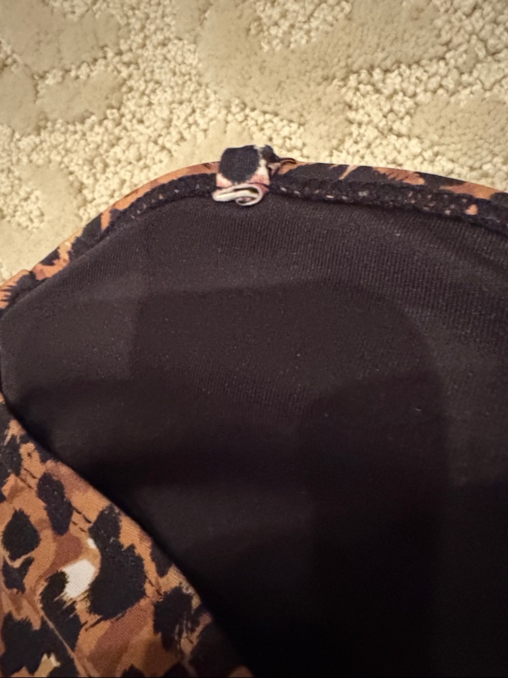 Anne Cole Leopard-Print One-Piece Swimsuit - Brown/Black - Size 12 NWT - Picture 7 of 8